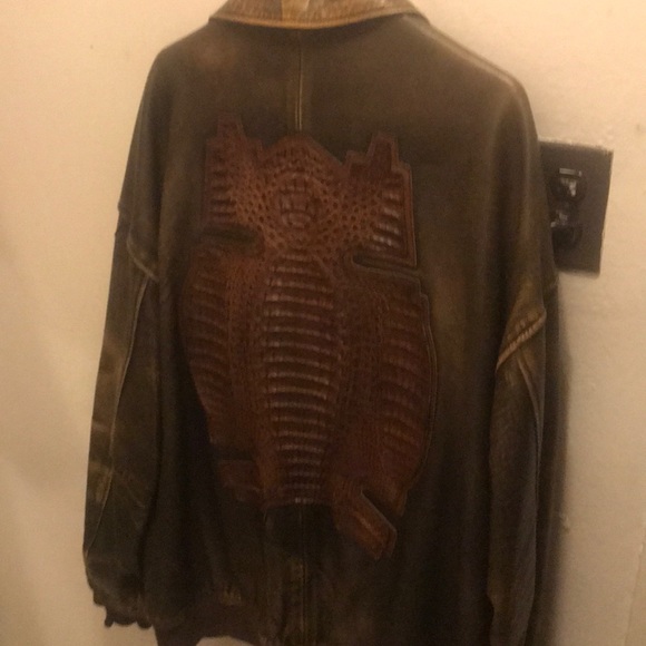 G-GATOR alligator men’s jacket. ‘ size 54 or a 3x - Picture 2 of 2